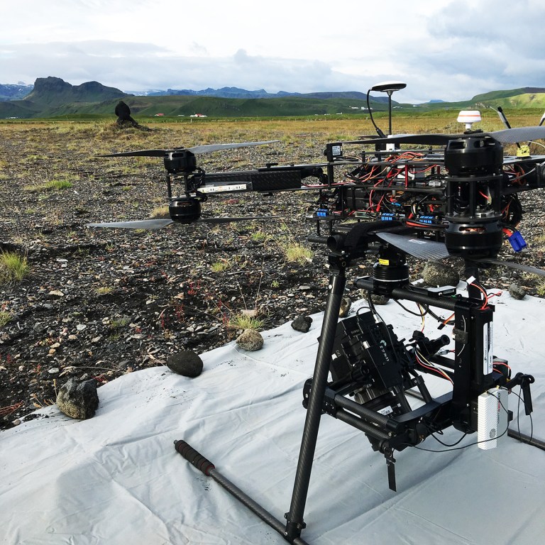 RED EPIC on drone
